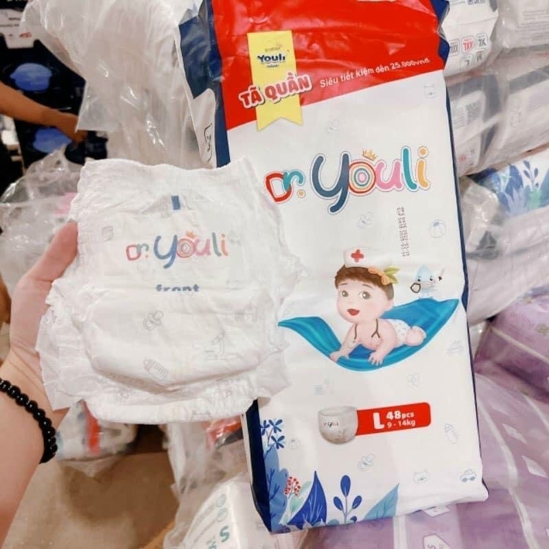 Bỉm Dr.Youli bỉm y tế cho bé mềm mỏng nhẹ khô thoáng, an toàn cho bé