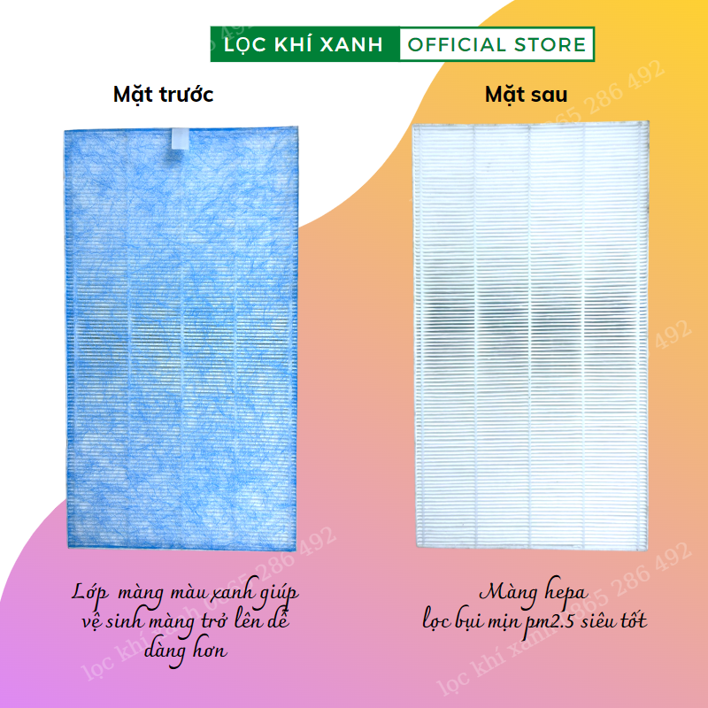 Màng lọc không khí Sharp KC-J50-W, Sharp KC-G40EV-W, D50, E50, F50, H50, G50, D40, E40, F40, H40, G40 | BigBuy360 - bigbuy360.vn