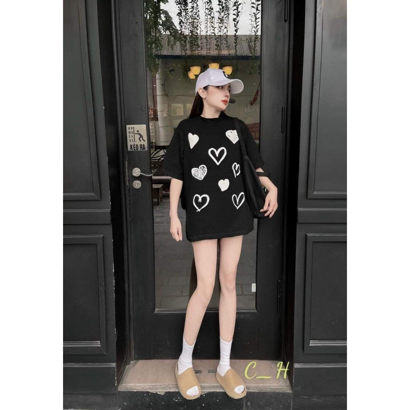 Áo thun tim bigsize 60kg - 105kg