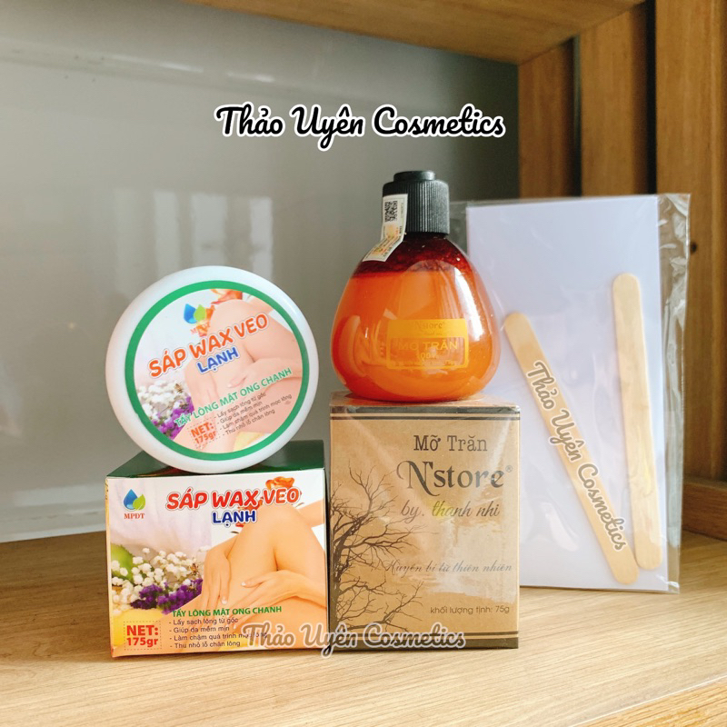 Sáp Wax Veo Lạnh Và Mỡ Trăn N'Store Làm Sạch Lông Vùng Nách, Tay, Chân, Bikini...An Toàn Nhanh Chóng Tại Nhà