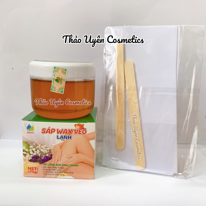 Sáp Wax Veo Lạnh Tẩy Lông Mật Ong Chanh Làm Sạch Lông Vùng Nách, Lông Tay, Chân...An Toàn Nhanh Chóng Tại Nhà