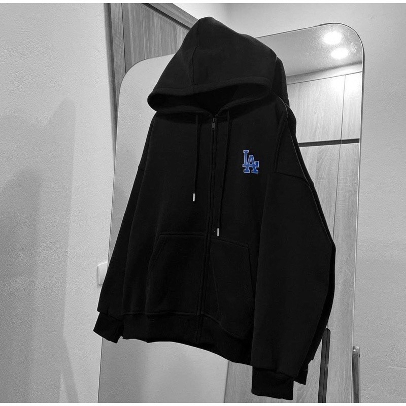 Hoodie Zip M.L.B - Chất Dày Dặn Lót Bông- Đầy Đủ Tag