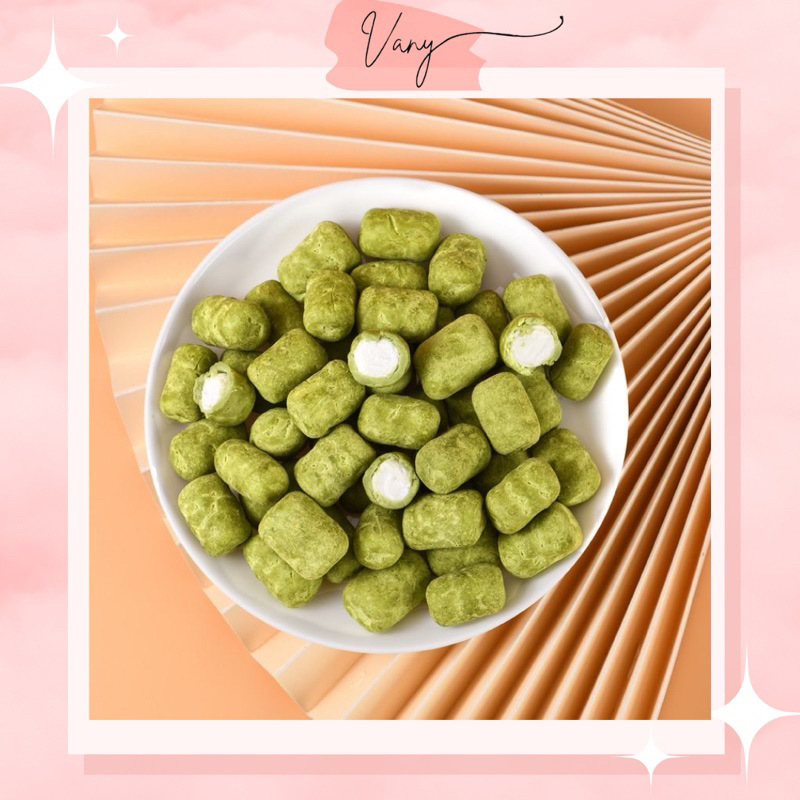 Kẹo Marshmallow Bọc Bột Socola Cacao Trà Xanh 55% 52g