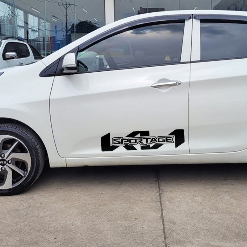 1 BỘ TEM DECAL KIA SPORTAGE TRANG TRÍ DÁN XE ÔTÔ KIA PHONG CÁCH CỰC CHẤT