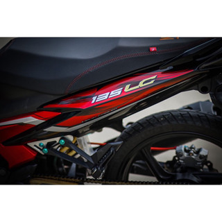Tem rời exciter 135 Lc đỏ đen mới