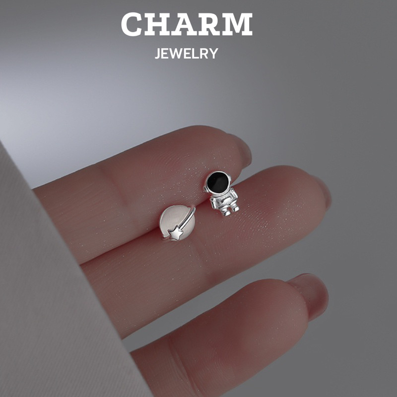 Khuyên Tai Phi Hành Gia Bạc925