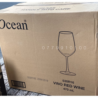 LY RƯỢU VANG OCEAN 335ml-470ml (white wine & red wine)