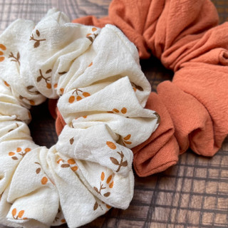 Dây buộc tóc vải Scrunchies handmade