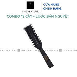 [ Combo 12 cây ] - Lược bán nguyệt ChaoBa CH1200 tạo kiểu tóc , uốn tóc cao cấp .