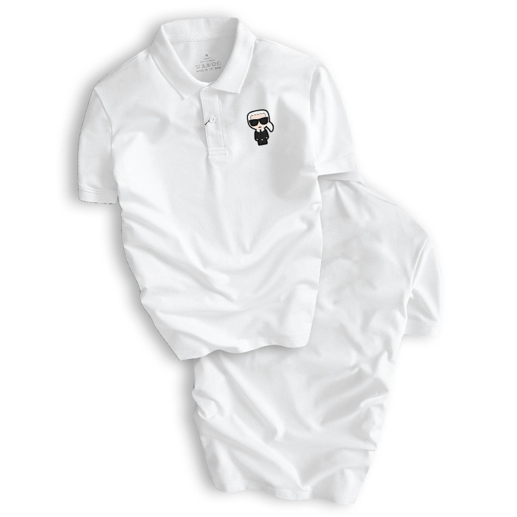 Áo Thun Polo Nam cổ bẻ KARL vải Cá Sấu cao cấp chuẩn form