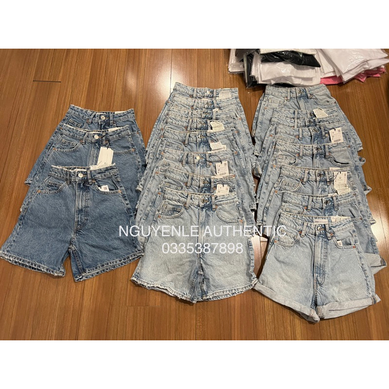 Quần short jeans Zara ( 8197/101)