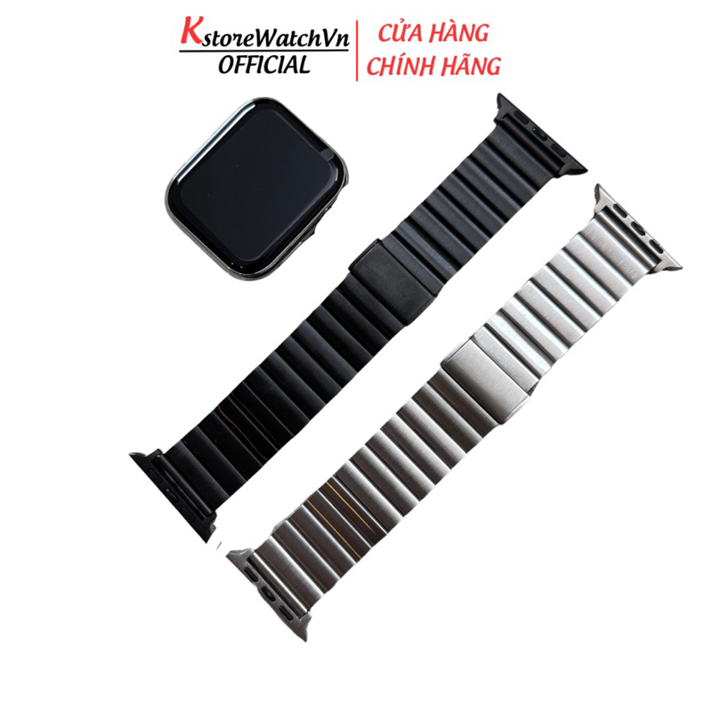 Dây Đeo Kim Loại Thép Không Gỉ Cho Đồng Hồ Thông Minh Series Ultra 8 7 6 SE 5 4 3 2 1 49mm 45mm 44mm 42mm KstoreWatchVn