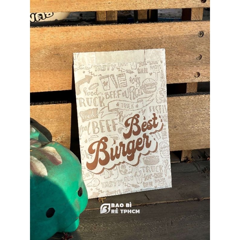 100 Túi HAMBURGER mẫu sang tây