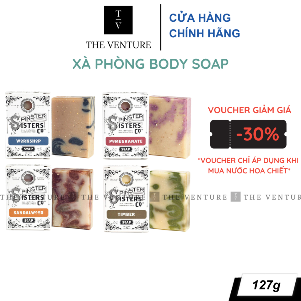 Xà Phòng Spinster Sisters Body Soap