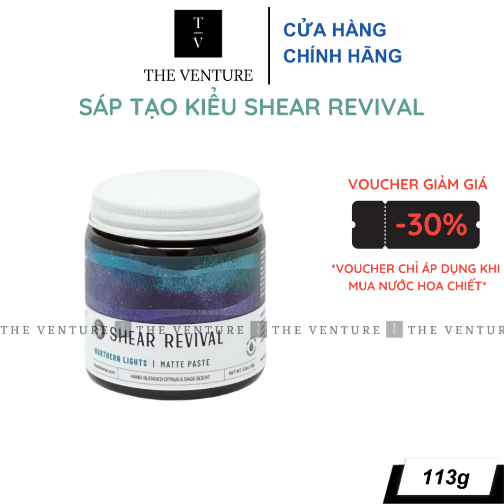 Sáp Vuốt Tóc Shear Revival Northern Lights Matte Paste Chính Hãng 96 Gram