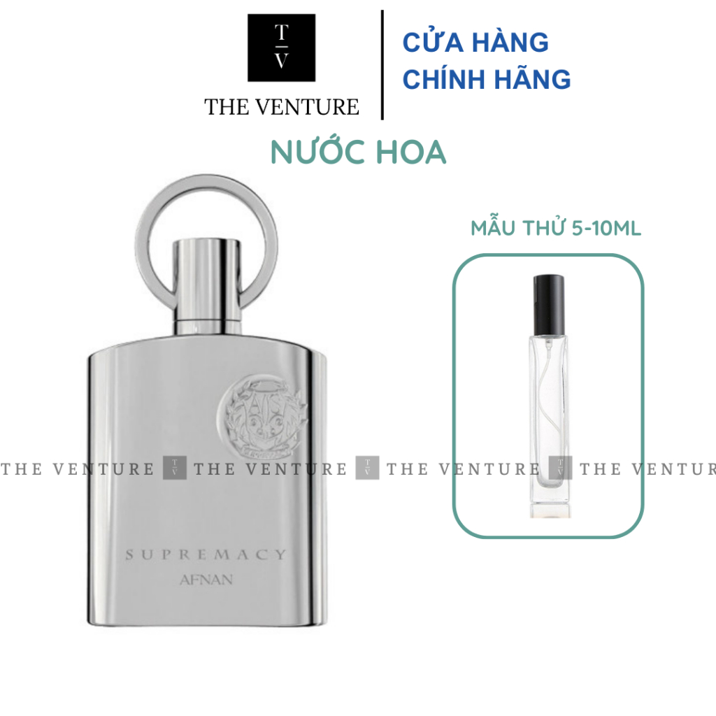 Mẫu Thử 10ml - Nước Hoa Nam Afnan Supremacy Silver