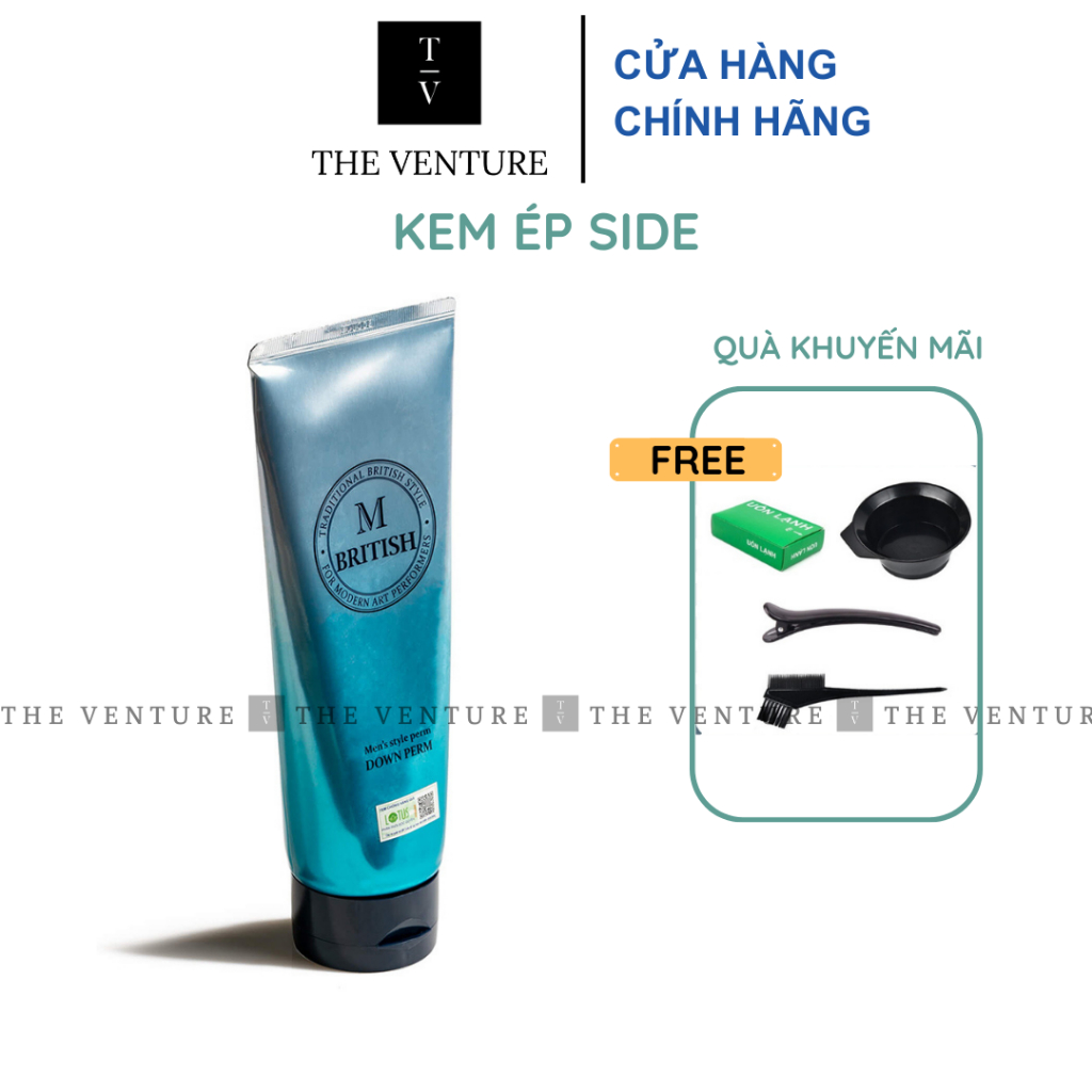 Kem Ép Side Nam British M Men's Style Down Perm - 200g