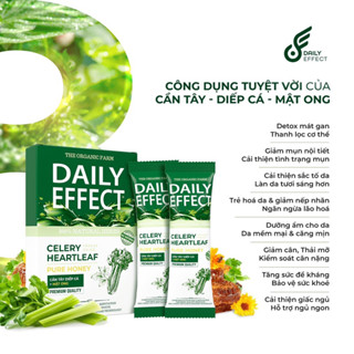 Bột Cần Tây Diếp Cá Mật Ong Sấy Lạnh Thăng Hoa DAILY EFFECT 100% organic