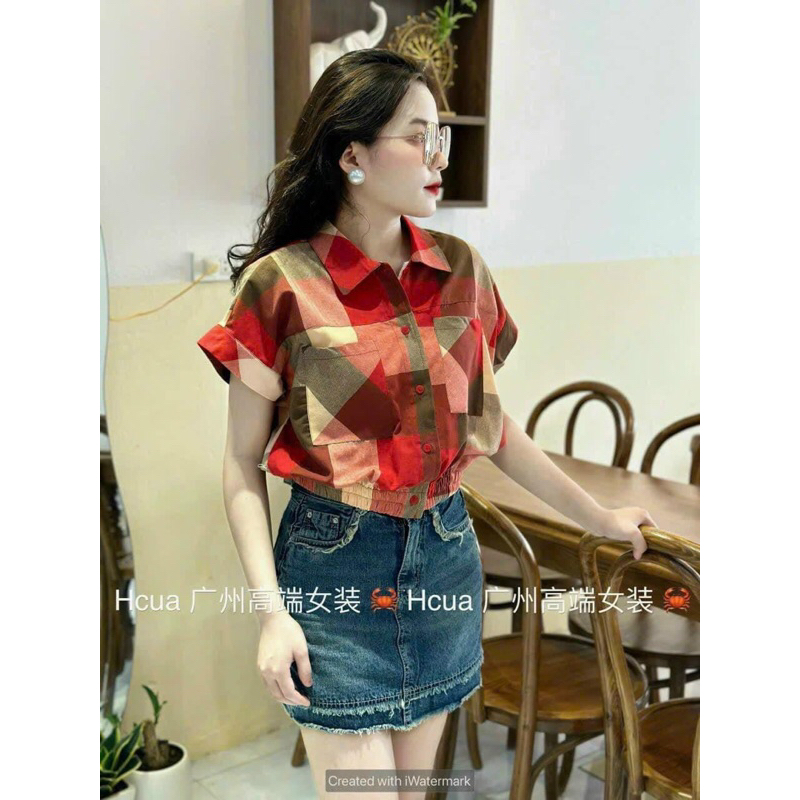 ÁO SƠ MI KẺ TO HÀNG QC