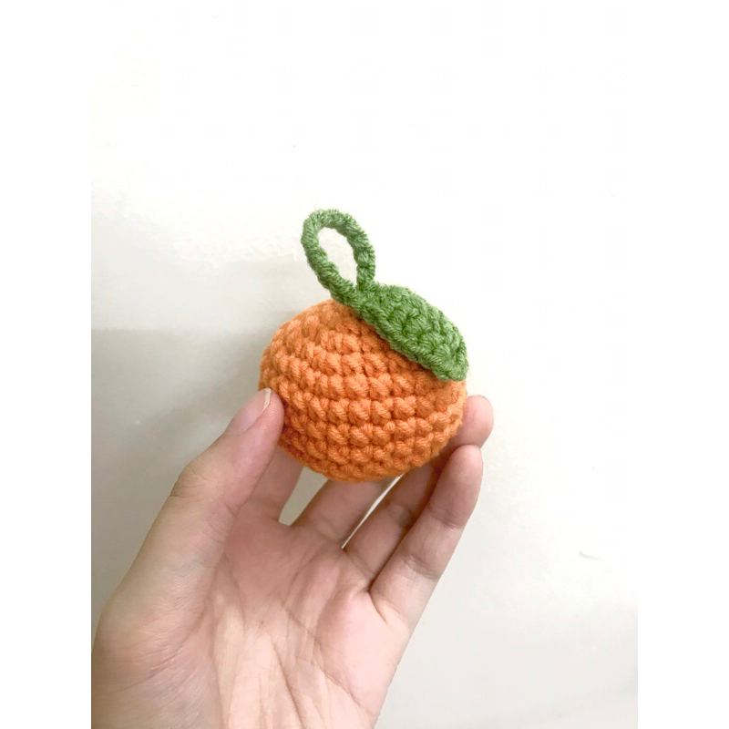 Móc khoá trái quýt handmade