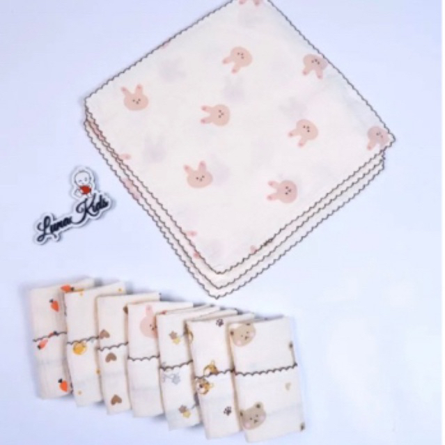 Khăn xô sữa Bunny boona chất xô muslin siêu thấm hút