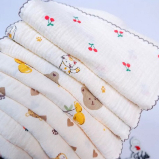 Khăn xô sữa Bunny boona chất xô muslin siêu thấm hút