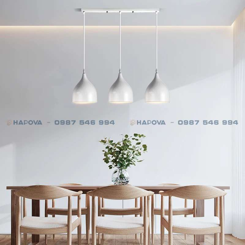 Đèn thả trần giọt nước bé HAPOVA PAZIMI 8010 cỡ 170mm