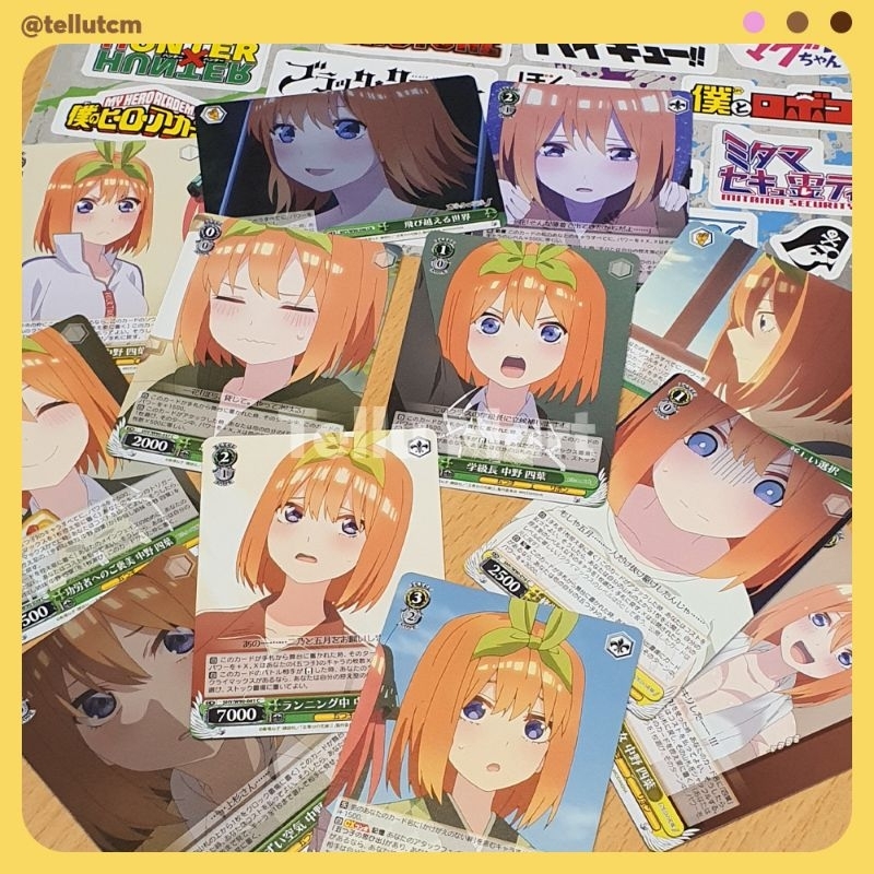 Thẻ Bài Card Yotsuba Nakano Gotoubun Season 2 Weiss Schwarz