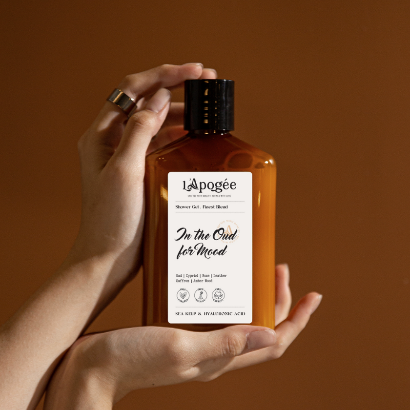 HÀNG CHÍNH HÃNG L'APOGÉE - SỮA TẮM FINEST HƯƠNG NƯỚC HOA IN THE OUD FOR MOOD CHO DA NHẠY CẢM