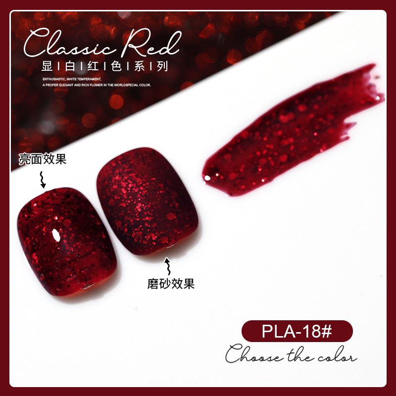 Sơn gel AS chai đỏ tuyết dung tích 15ml