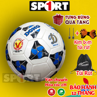 Quả bóng đá Động Lực, banh bóng đá chính hãng size 5+ Tặng kim bơm, túi lưới