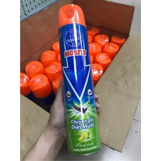 Combo 10 Chai xịt muỗi Mosfly hương chanh 600ml