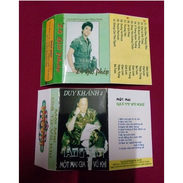 In bìa băng cassette theo yêu cầu