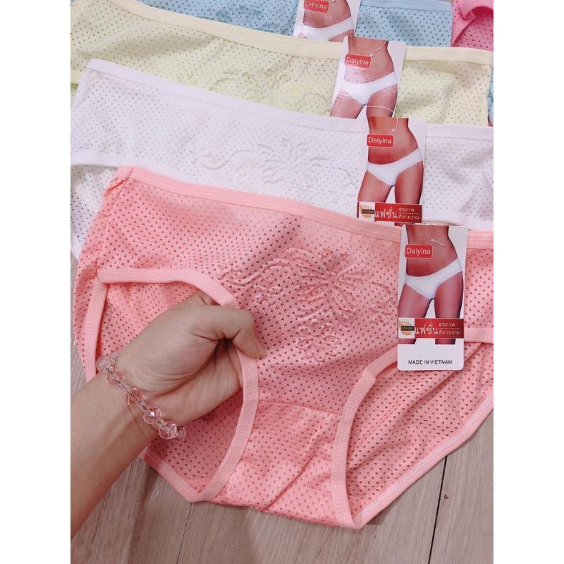 Quần lót thông hơi cotton thoáng mát_3600