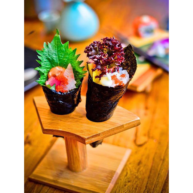 Khay gỗ temaki sushi/Khay temaki phong cách Nhật