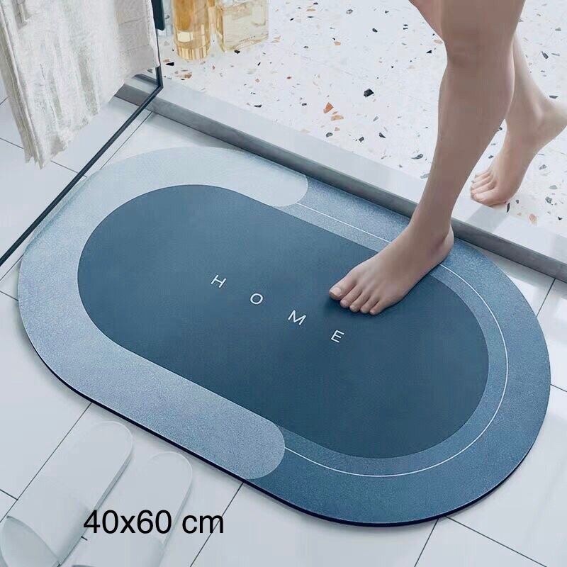 ( ÊM-êm siêu thấm ) dày 3,5mm Thảm Lót Sàn Nhà Tắm silicon,Chống Trượt Nhanh Khô tiện dụng cho mọi nhà