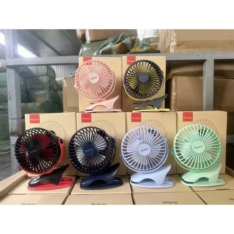 QUẠT MINI KẸP XE ĐẨY CHÍNH HÃNG