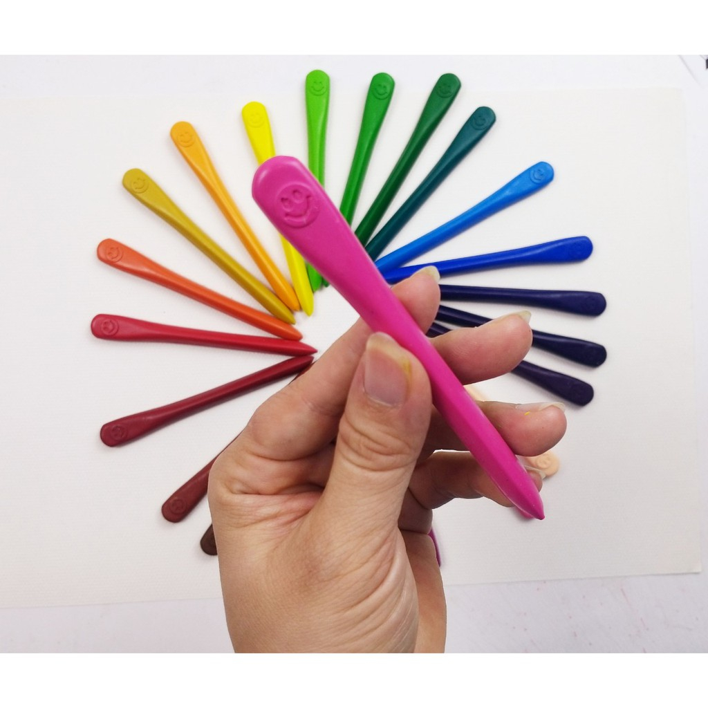 Bộ 24 bút sáp màu hữu cơ an toàn cho bé tập vẽ