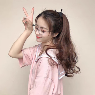 Tóc cột xoăn hàng bồng bềnh dài 50cm