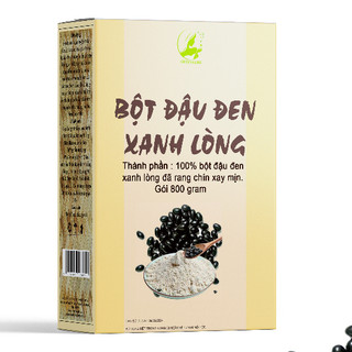 Bột đậu đen xanh lòng hữu cơ hộp 800gram - GREENHERB FOOD