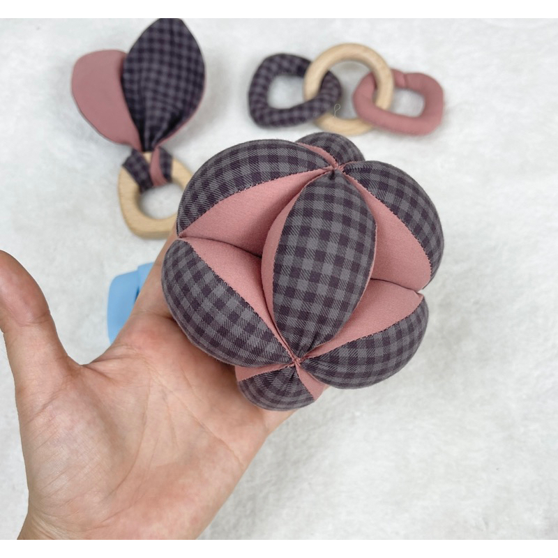 3B TOY Bóng múi bóng montessori ball montessori bóng vải bóng luyên chân cho be tứ 6m tháng