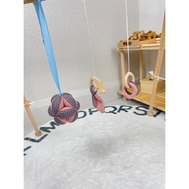 3B TOY Bóng múi bóng montessori ball montessori bóng vải bóng luyên chân cho be tứ 6m tháng