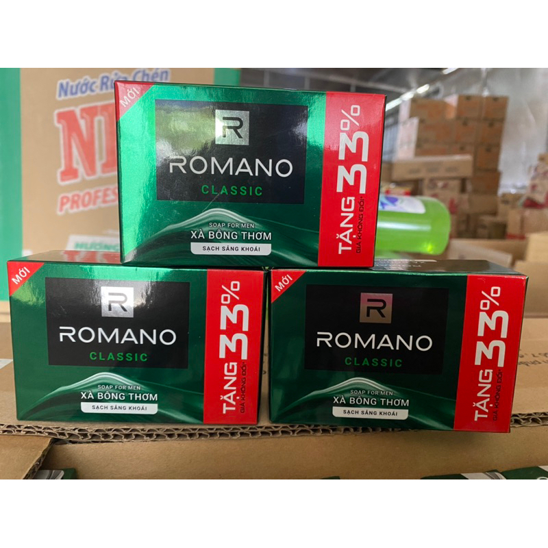 (Hot) Xà Bông Cục Romano Classic 120g