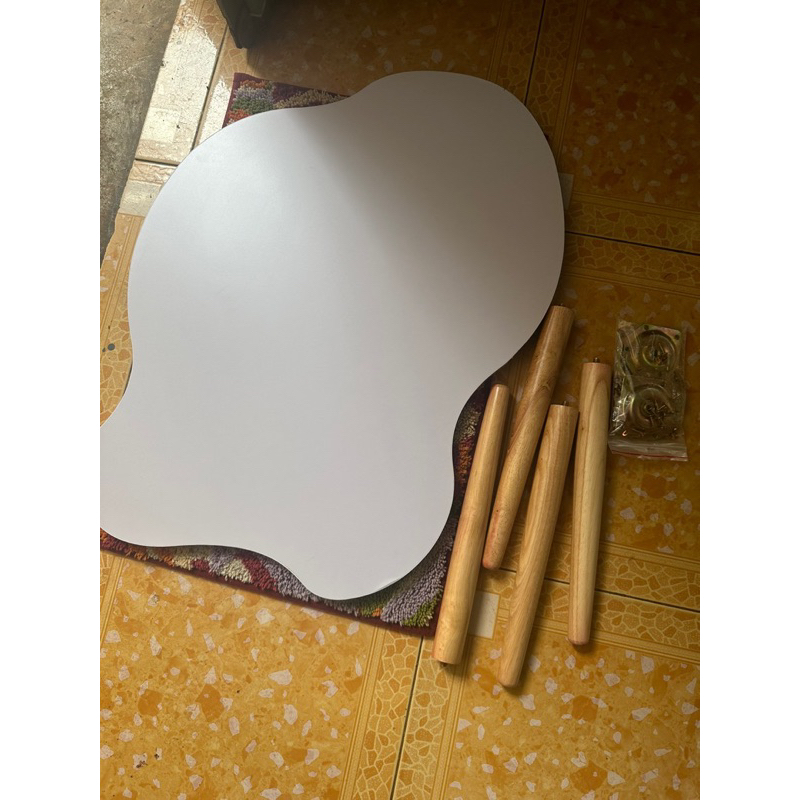bàn trà ngồi bệt , bàn cafe hình đám mây thương hiệu IGA - GP255.01