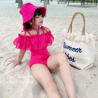 Đồ bơi trễ vai sang chảnh cho Bé size đại 16kg-40kg