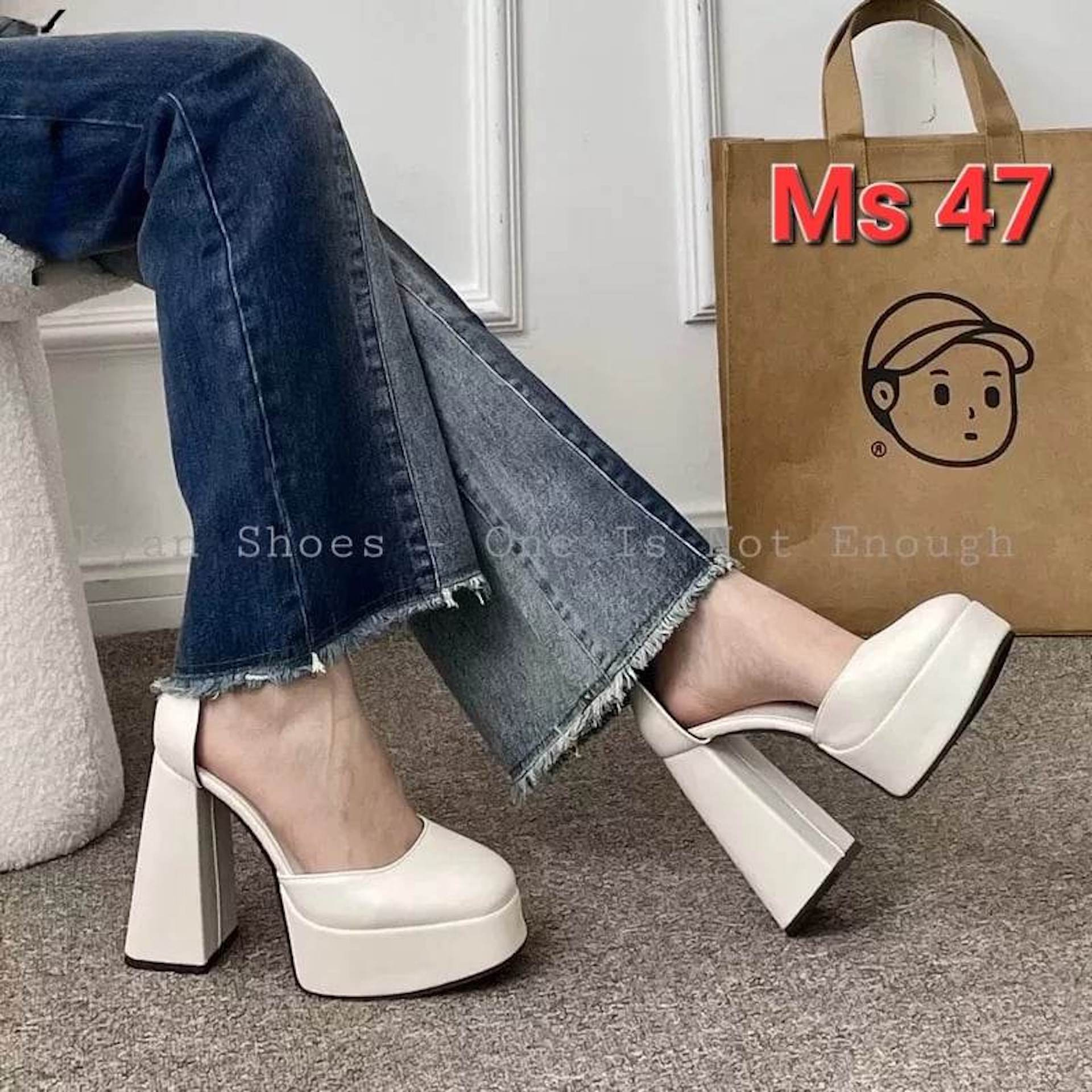 GIÀY ĐẾ ĐÚP 10 PHÂN BÍT MŨI VNXK - MS 047A