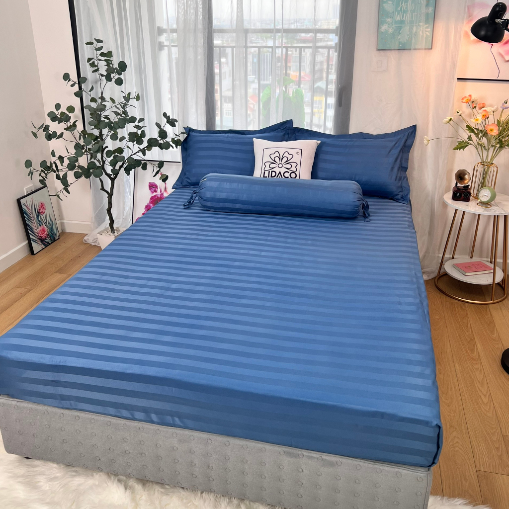 Bộ ga giường cotton 3F 4 món Lidaco