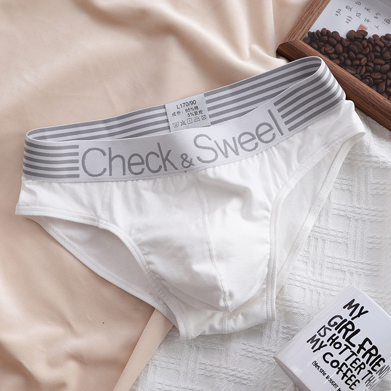 Quần sịp nam tam giác cotton Check & Sweel