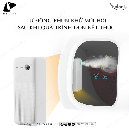 Máy Khử Mùi Cho Thú Cưng Pura Max Smart Spay Thế Hệ Mới Nhất