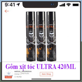Gôm xịt tóc baber ultra giữ nếp tạo kiểu siêu cứng giá rẻ chính hãng mn52